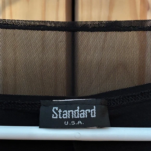 Black Sleeveless Rhinestone Bow High-Low Top - Picture 4 of 6